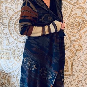 Design duster sweater with Jedi hood